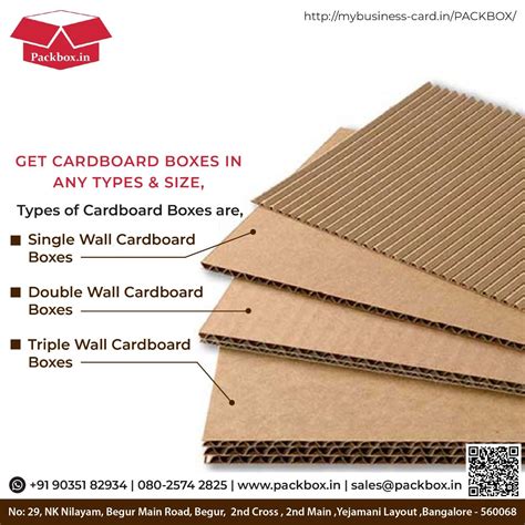 Different types of cardboard boxes – Artofit
