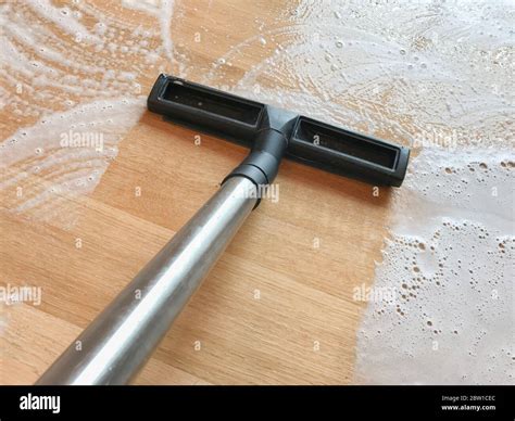 Professional wood floor cleaning Stock Photo - Alamy