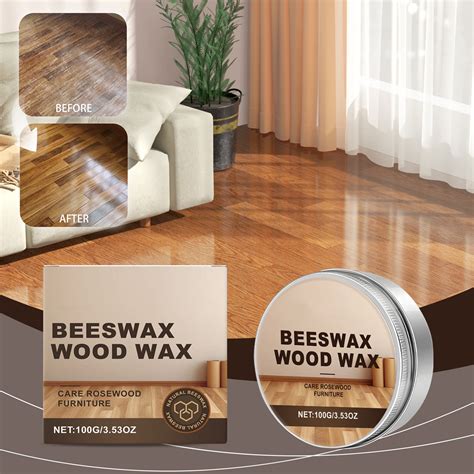 Beeswax Wood Polish, Furniture Restoration Wax and Hardwood Floor ...