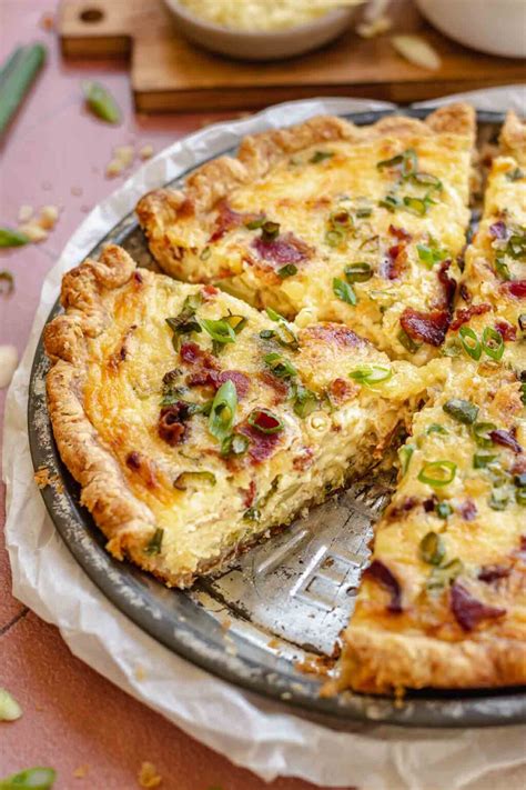 Broccoli Bacon Quiche – The Cozy Plum