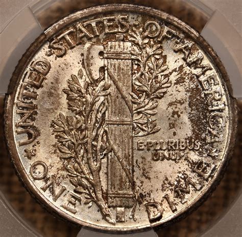 1917 Mercury Dime CACG MS63 FB - David Kahn Rare Coins