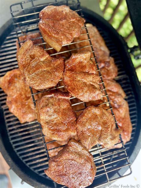 Smoked Pork Steak | GrillinFools