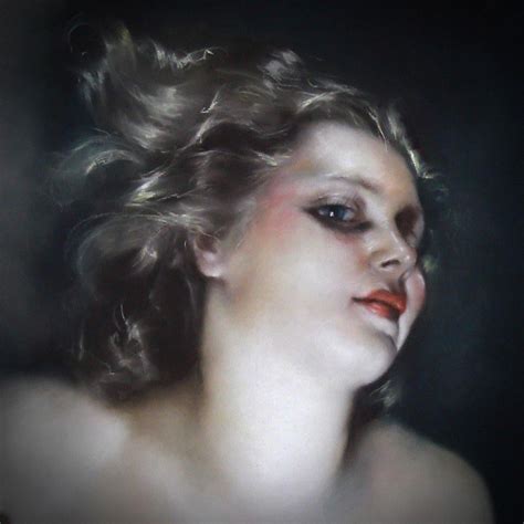 Pal Fried - Pastel Bust Of A Naked Young Woman Signed by Fried Pal ...