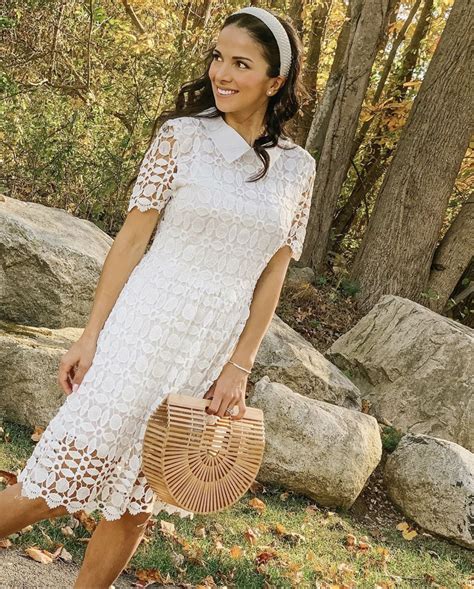 Sunday Best: Elegant White Lace Dress for Church