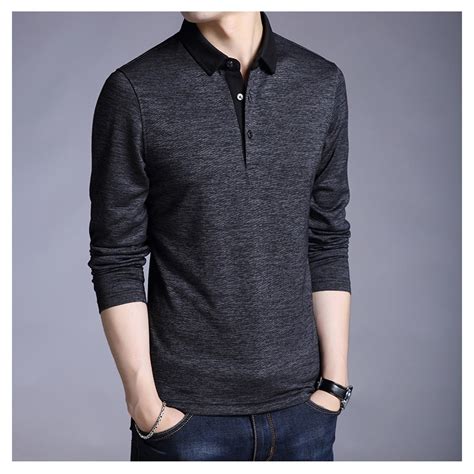 áo thun nam có cổ polo dài tay