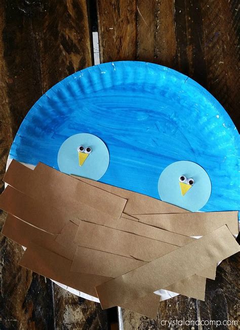 Nest paper plate preschool craft – Artofit