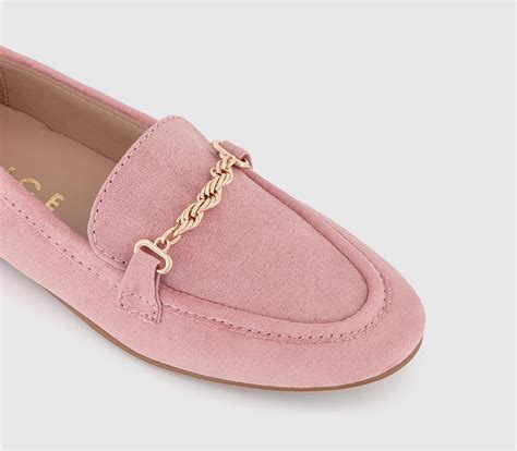 OFFICE Fresh Start Snaffle Loafers Pastel Pink - Flat Shoes for Women