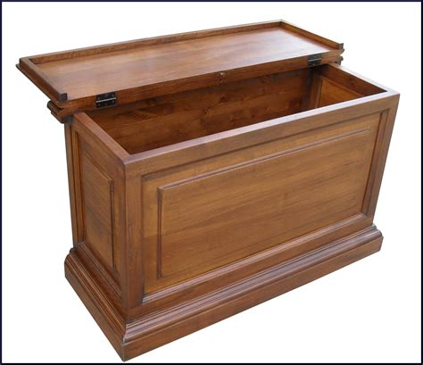Cassapanca Fatta A Mano Cassapanca In Legno Abete Massello 100x40x50h - Baule Contenitore Su Misura Mobile Fatto A Mano Italia - 8