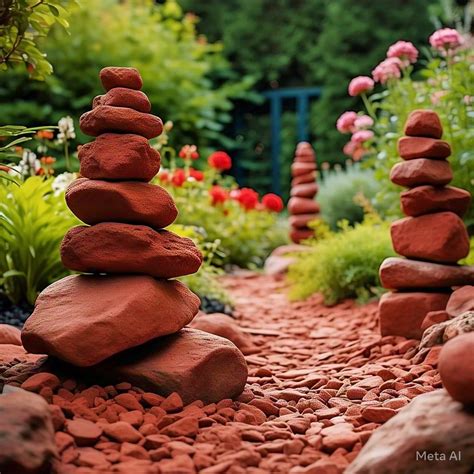 Red Landscape Rocks: Transform Your Garden with Bold Color