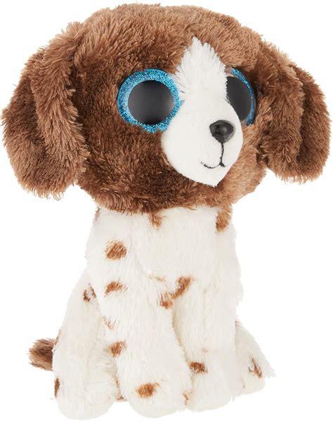 TY 2007517 Muddles Brown & White Dog Beanie Boo Stuffed Animal ...