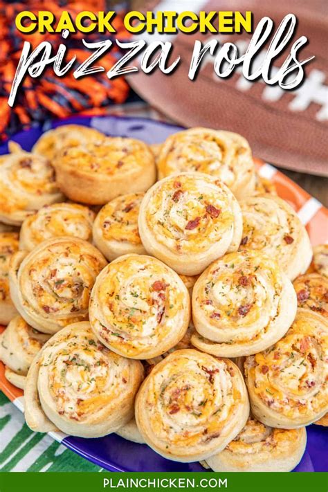 Chicken Pizza Rolls Buffalo Chicken Pizza Rolls