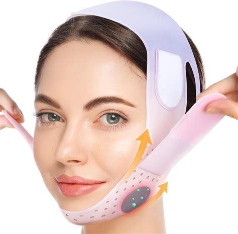 Amazon.com: OORSE Silicone V Line Face Lifting Mask with Adjustable Double Chin Strap for Women ...