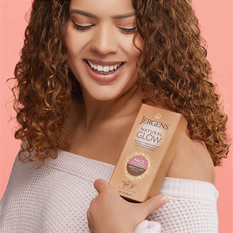 Jergens Natural Glow Daily Face Self Tanner Sunscreen, SPF 20, 2 OZ | Pick Up In Store TODAY at CVS