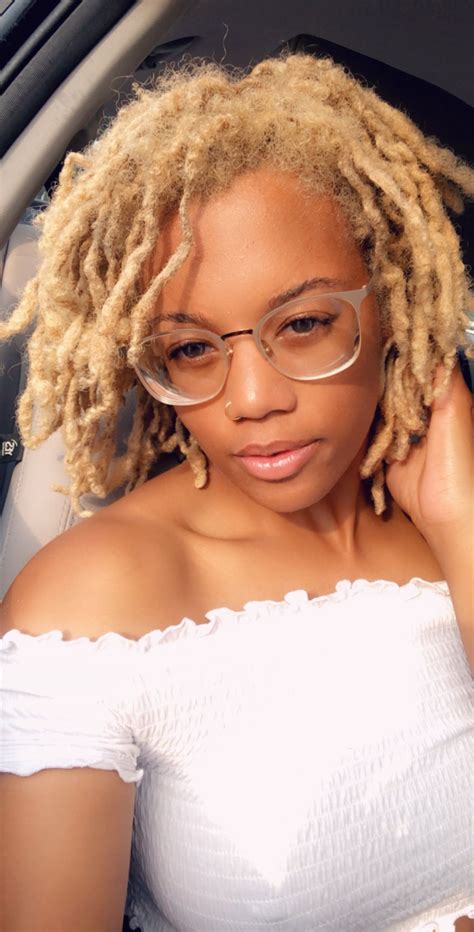 Blonde locs | Blonde natural hair, Faux locs hairstyles, Hair styles