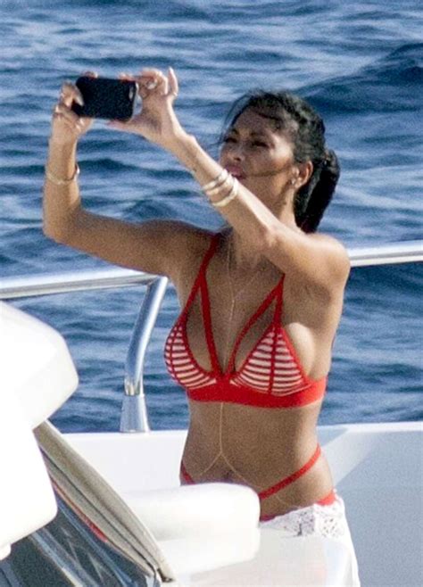 Nicole Scherzinger in Red Bikini On Yacht In Mykonos 08/02/2016 ...