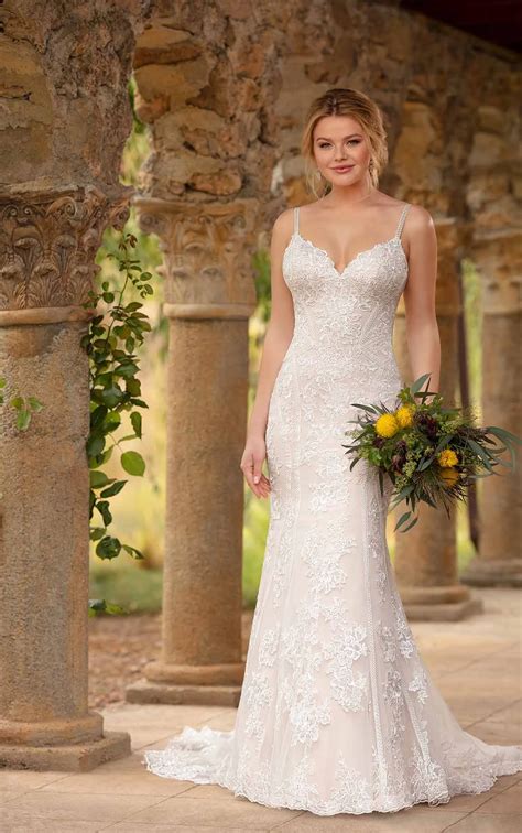 Boho Wedding Dress with Sequin Lace | Essense of Australia Wedding Dresses | Discontinued
