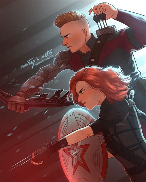 Hawkeye And Black Widow Fan Art