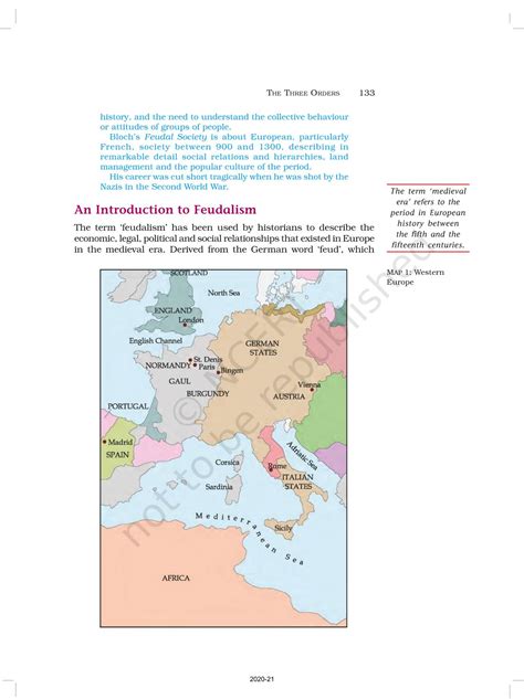 The Three Orders - NCERT Book of Class 11 Themes In World History