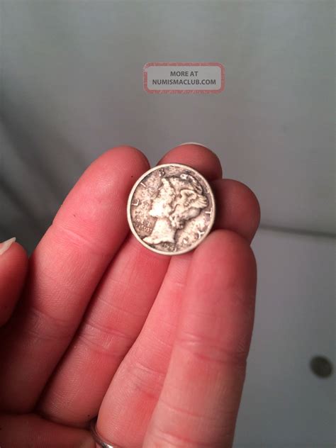 1920 D & 1943 Silver Mercury United States Dimes (2)