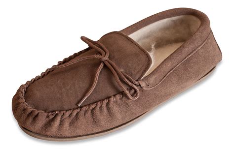 Mens Black Suede Moccasin Slippers at Tom Wildes blog
