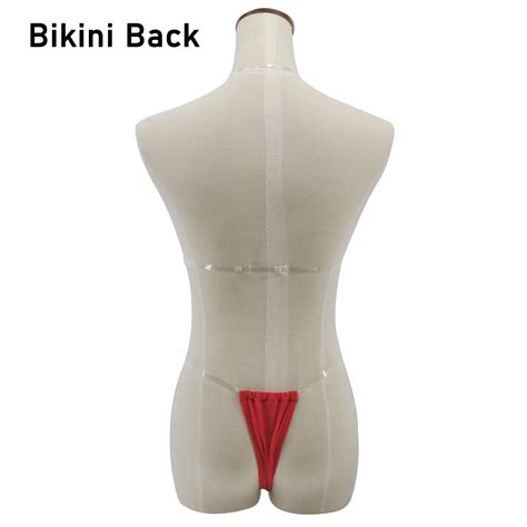 Snapklik.com : String Bikini Clear Straps Brazilian Thong Swimsuit For Women Cheeky Thongs ...