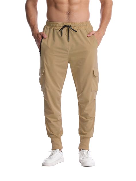 Khaki Jogger Pants Men