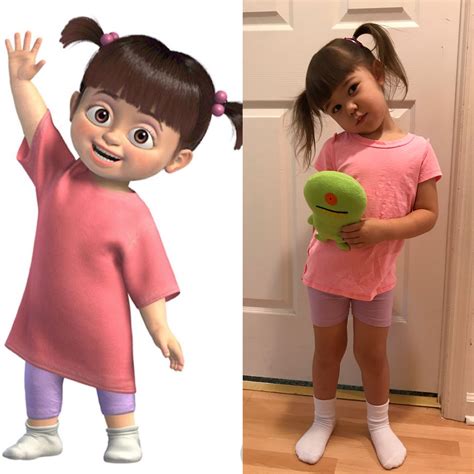 Boo Monsters Inc Costume Halloween Quick and Easy | Monster inc ...