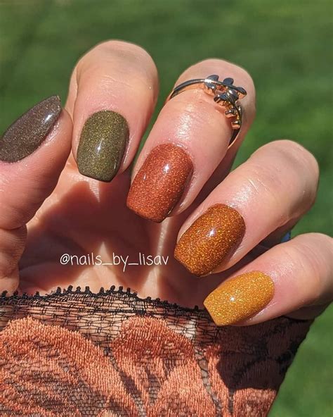 Autumn Treasures Gradient Dip Mani / Aspen, Sienna, Fireside, Cocoa ...