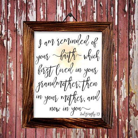 Mother, Grandmother, and Child Printable, Bible Verse Print for Mothers ...