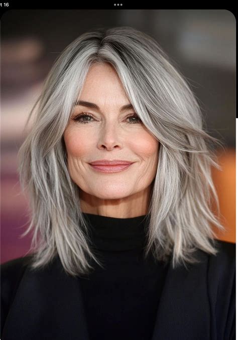 25 elegant gray hairstyles with lowlights for women over 50 – Artofit