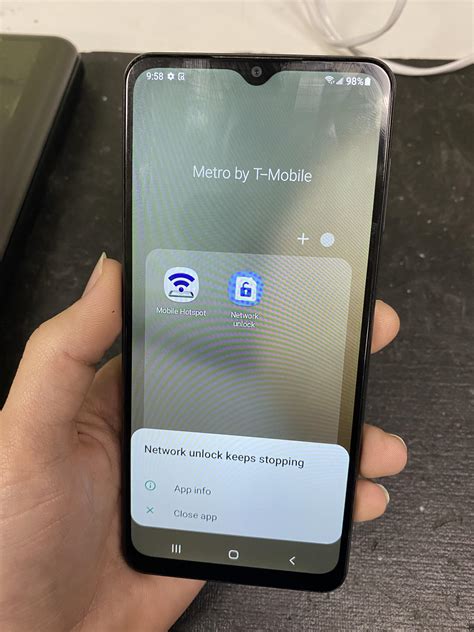 Any ideas? This second hand Galaxy A12 is locked to Metro and the ...