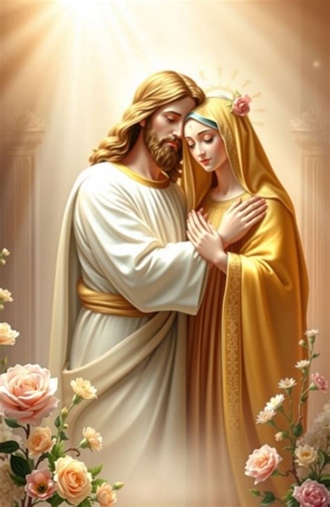 🔥 Free Download Jesus Christ Mother Mary Wallpaper by @teresas41 ...