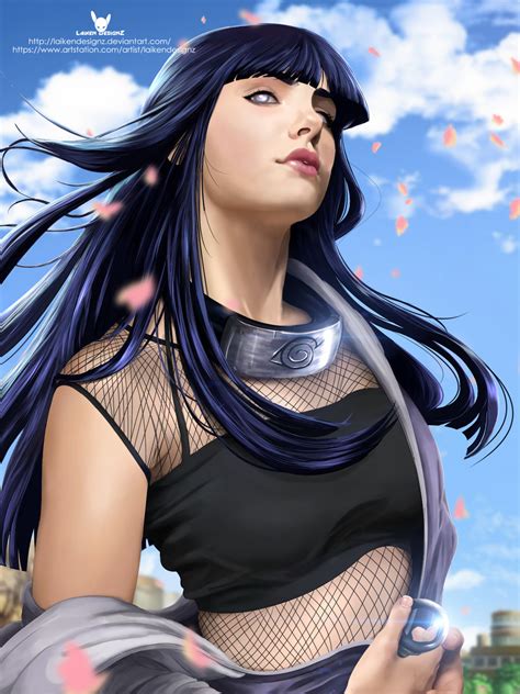 ArtStation - Naruto Shippudens' Hinata Hyuga