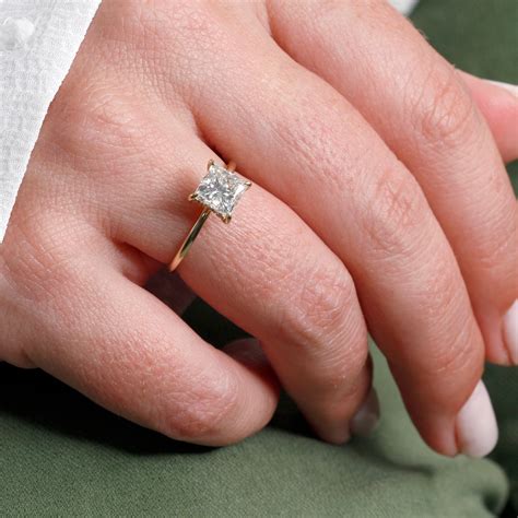 Raised Princess Cut Engagement Rings at Madison Calder blog