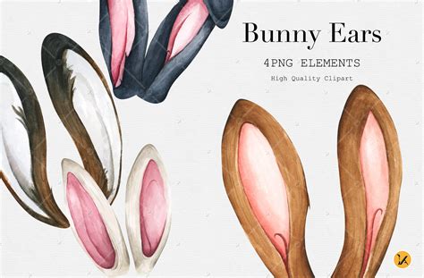 easter bunny ears clip art #5853291 | Clipart Library