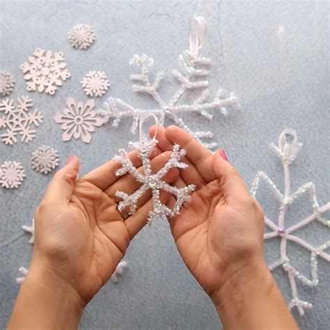 Pipe Cleaner Snowflake Craft at Laura Stanley blog