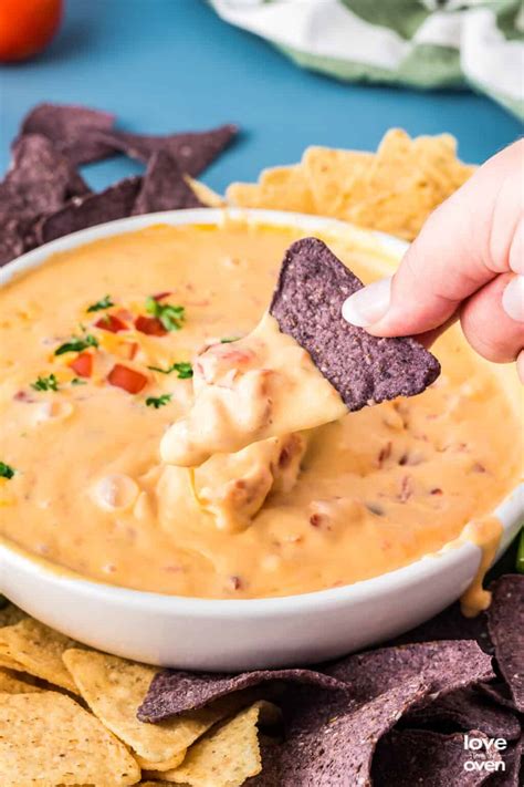 Velveeta Rotel Dip (Easy Queso) - Love From The Oven