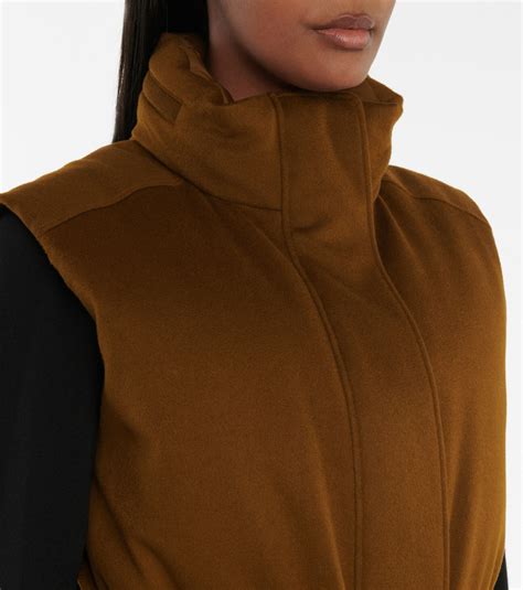 Loro Piana - Laytin belted cashmere down vest Loro Piana