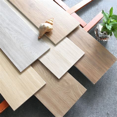Modern Wall & Floor Tile Wood Grain Design Rectangle Porcelain - 30 ...