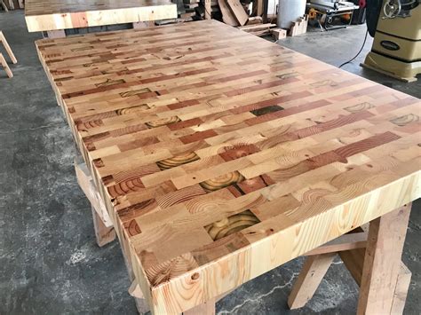 Commercial Butcher Block Table Tops