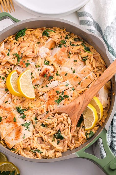 Lemon Chicken Orzo {ready in 30 minutes!}
