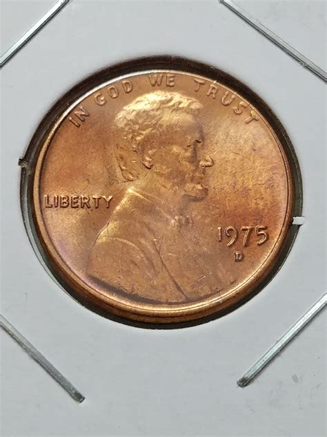 1975 D Lincoln Memorial Penny Cent BU - For Sale, Buy Now Online - Item ...