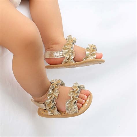 Zwiiyzr 2024 Baby Girls Sandals Infant Toddler Shoes Open Toe Ankle ...