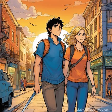 percy jackson and annabeth chase on destiny islands Prompts | Stable ...