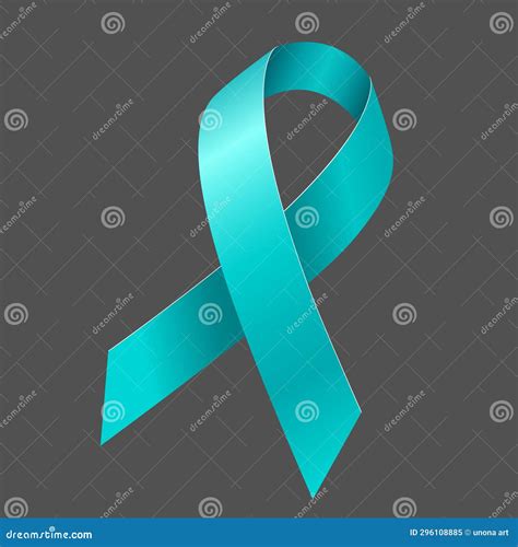 Teal OCD Awareness Week Background Illustration With Ribbon Cartoon ...