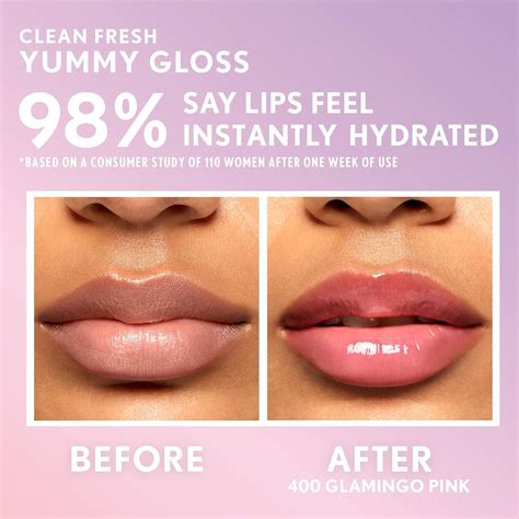 Covergirl Clean Fresh Yummy Gloss, Glamingo Pink & Clean Fresh Tinted ...