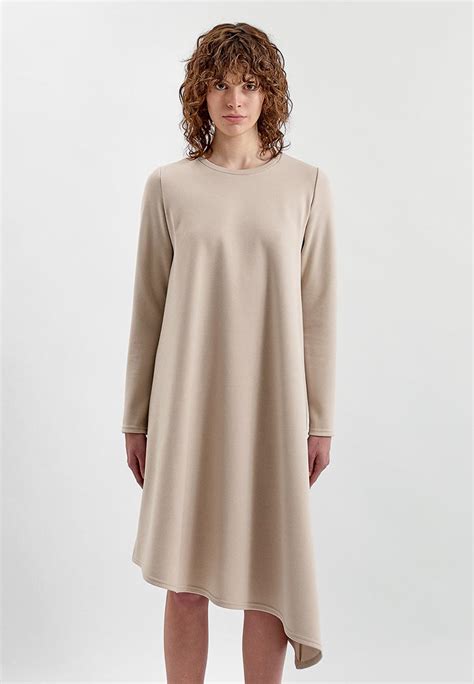 Платье Unique Fabric, цвет: бежевый, MP002XW1736F — купить в интернет ...