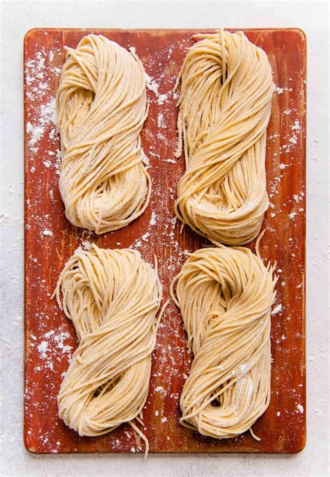 Simple Chinese Egg Noodles Recipe | Healthy Nibbles by Lisa Lin