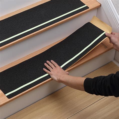 Snapklik.com : MBIGM 12-Pack Non-Slip Outdoor Stair Treads