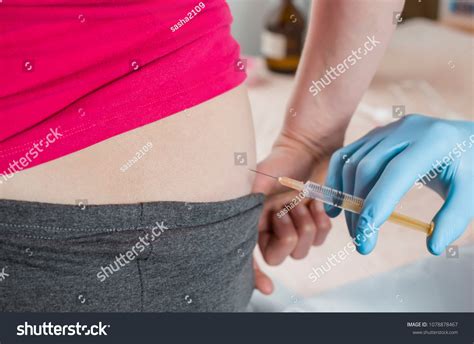 Drug Injection Buttock Made By Doctor Stock Photo 1078878467 | Shutterstock